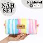 Preview: Nähset Boxybag 'Medium' - Summerfeeling inkl. Labelset 'C'est la vie!'