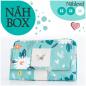Mobile Preview: Nähbox 'Smaragd Geldbörse' - Flowers Mint