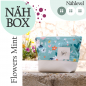 Preview: Nähbox Kosmetiktasche - Flowers Mint