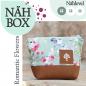 Mobile Preview: Nähbox Kosmetiktasche - Romantic Flowers Mint