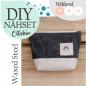 Preview: Nähset Kosmetiktasche - Waxed Steel