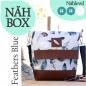 Preview: Nähbox 'Amber' - Feathers Blue