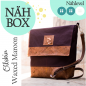 Preview: Nähbox 'Amber' - Waxed Maroon