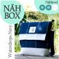 Mobile Preview: Nähbox 'Amber' - Waterdrops Navy