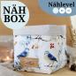 Preview: Nähset Utensilo groß - Wintervögel