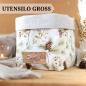 Preview: Nähset Utensilo groß & klein - Tannenzapfen natur