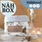 Preview: Nähset Utensilo klein - Tannenzapfen natur