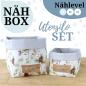 Preview: Nähset Utensilo groß & klein - Tannenzapfen natur