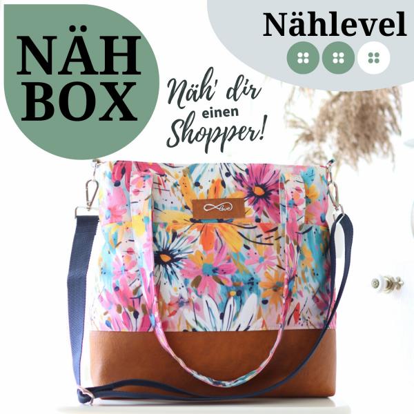 Nähbox Shopper - Blumenkind