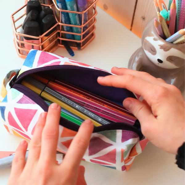 Nähset Boxybag 'Mini' - Geo inkl. Labelset 'C'est la vie!'