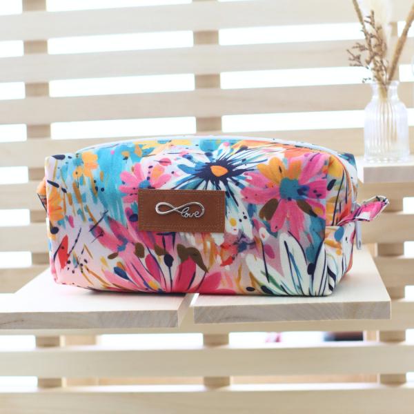 Preview: Nähset Boxybag 'Medium' - Blumenkind