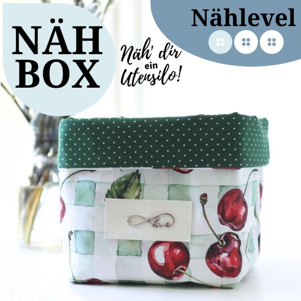 Nähset Utensilo groß - Kirschenliebe