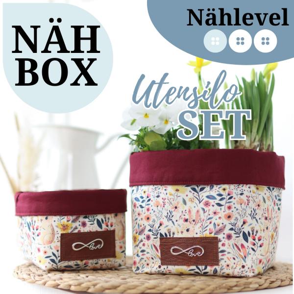Nähset Utensilo groß & klein - Osterwiese