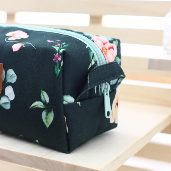 Nähset Boxybag 'Medium' - Aquarell dunkelgrün