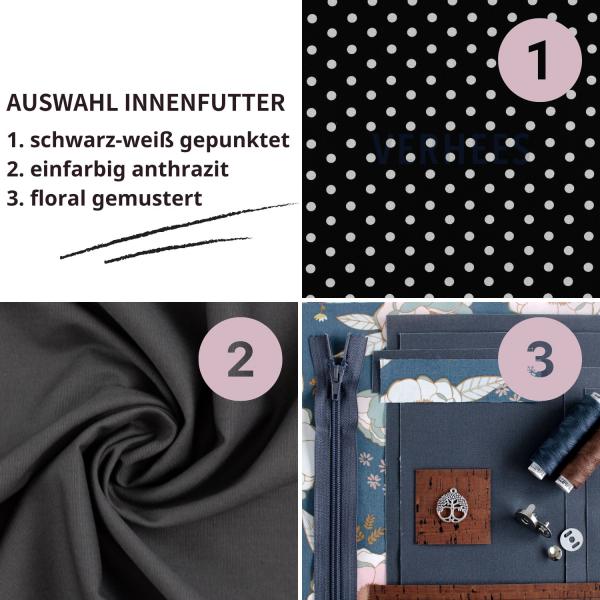 Nähset Boxybag 'Maxi' - Waxed Dark