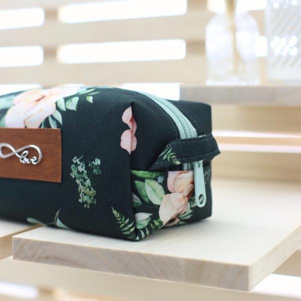 Nähset Boxybag 'Mini' - Aquarell dunkelgrün