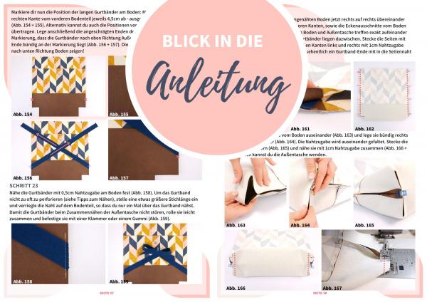 Nähbox Rucksack - Wildblume