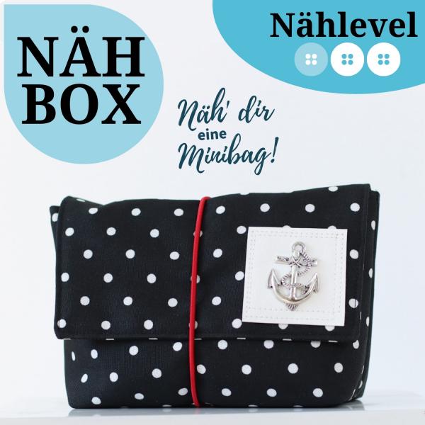 Nähset Minibag - Punkte & Anker