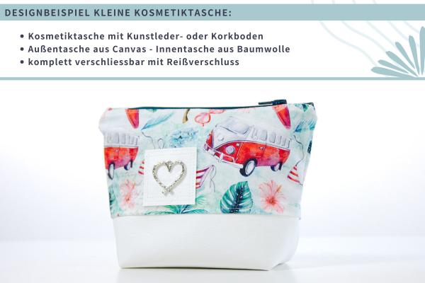 Nähbox Kosmetiktasche - Anchor & Flowers