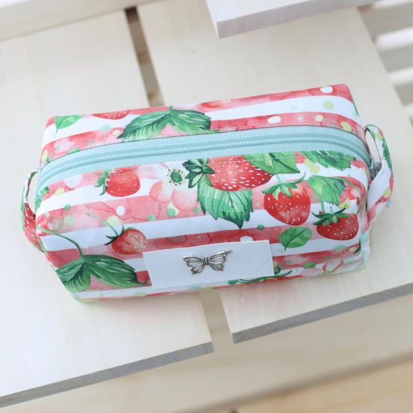 Nähset Boxybag 'Mini' - Erdbeere