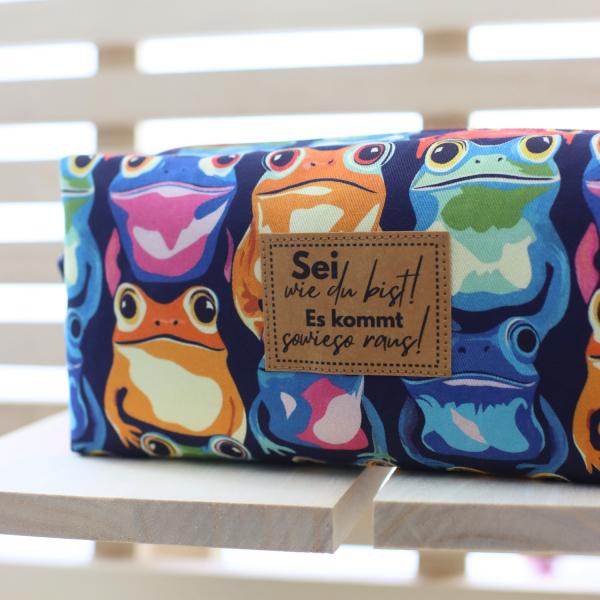 Preview: Nähset Boxybag 'Medium' - Froschkönig inkl. Labelset 'Crazy'