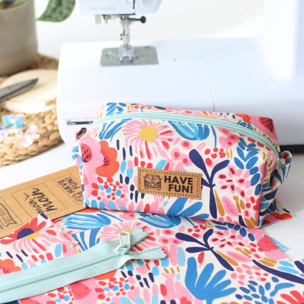 Preview: Nähset Boxybag 'Mini' - Happy inkl. Labelset 'Fun'