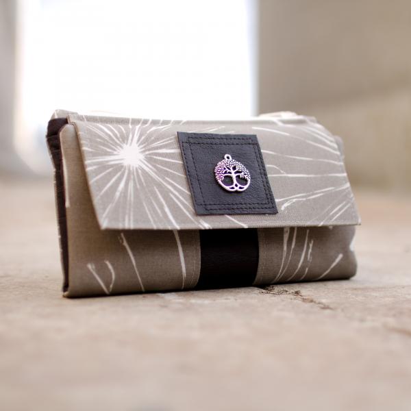 Nähbox Set - Umhängetasche & Geldbörse - Pusteblume Taupe