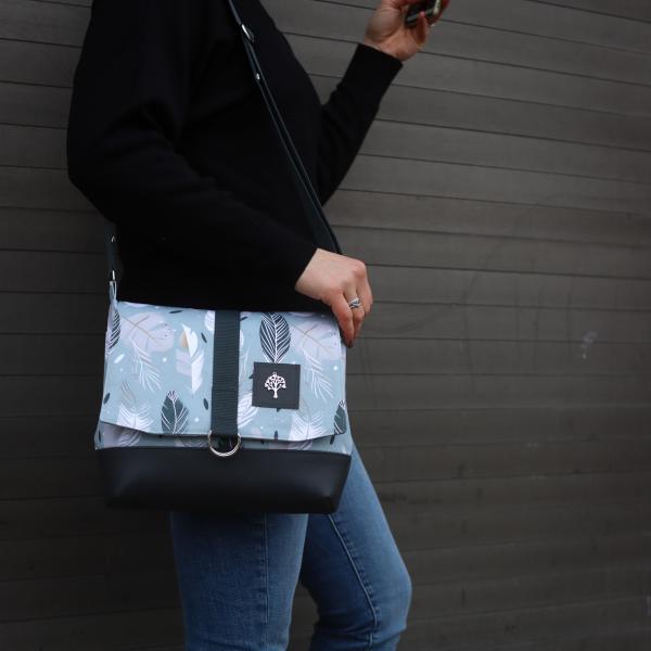 Preview: Nähset Tasche 'Katie' - Feathers Mint