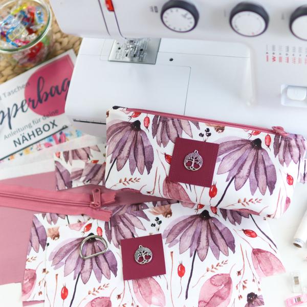 Nähset Zipperbag - Purple