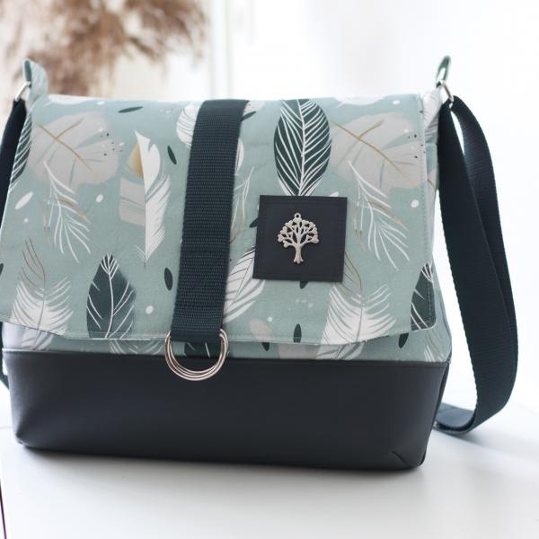 Nähset Tasche 'Katie' - Feathers Mint