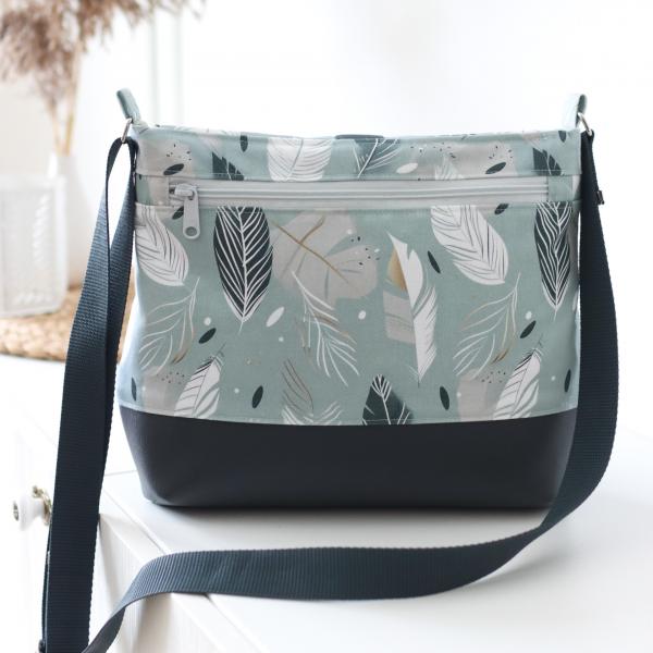 Nähset Tasche 'Katie' - Feathers Mint