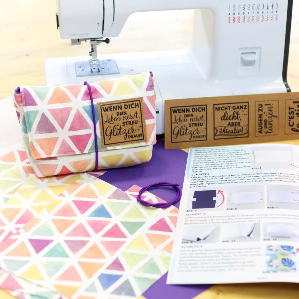 Preview: Nähset Minibag - Geo inkl. Labelset 'C'est la vie!'