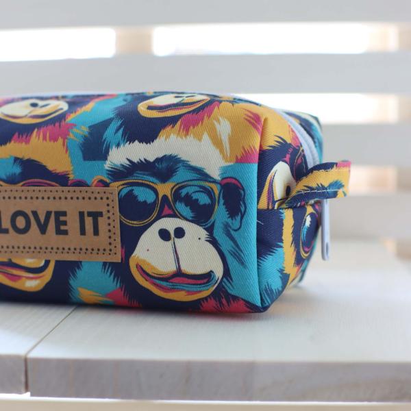 Nähset Boxybag 'Mini' - Affentheater inkl. Labelset 'C'est la vie!'