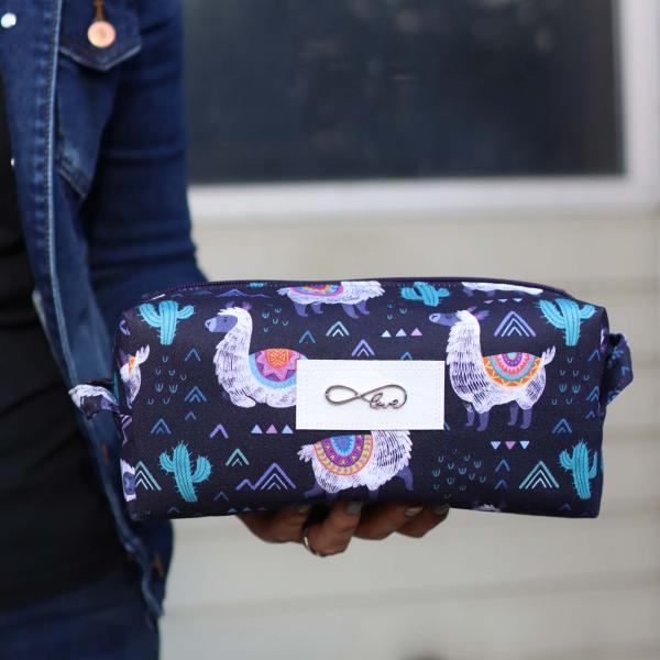 Preview: Nähset Boxybag 'Medium' - Sweet Lamas