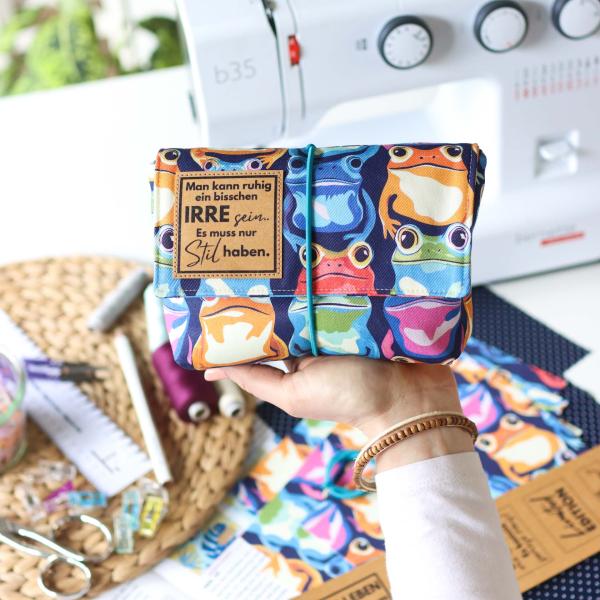 Preview: Nähset Minibag - Froschkönig inkl. Labelset 'Crazy'