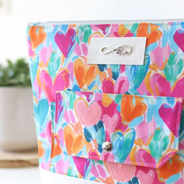 Nähbox große Kosmetiktasche - Colorful
