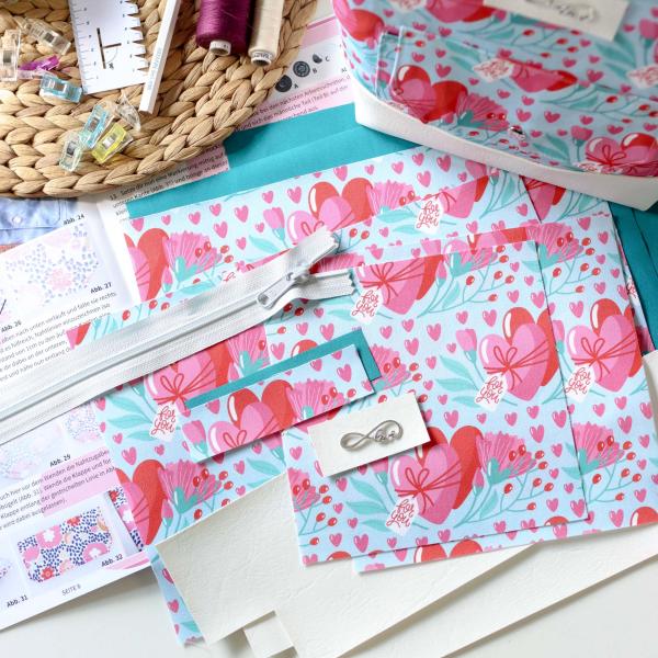 Preview: Nähbox große Kosmetiktasche - For You!