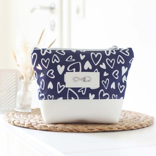 Kosmetiktasche - Lieblingsstück navy