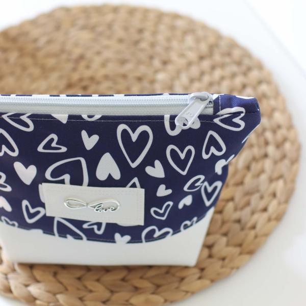 Preview: Kosmetiktasche - Lieblingsstück navy