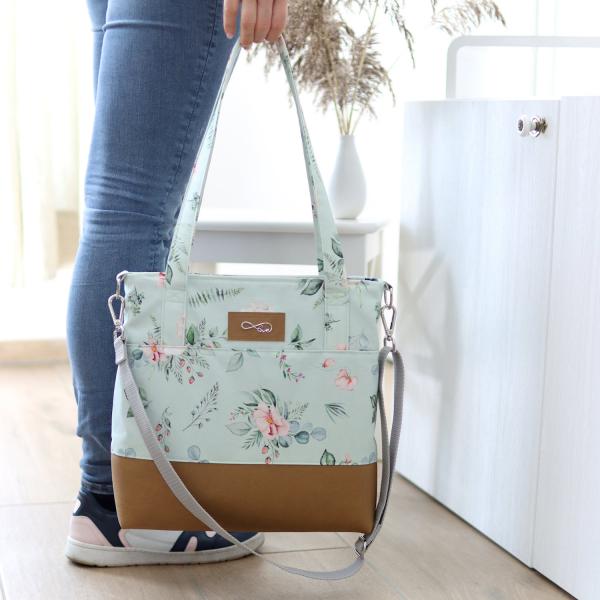 Nähbox Shopper - Aquarell Mint