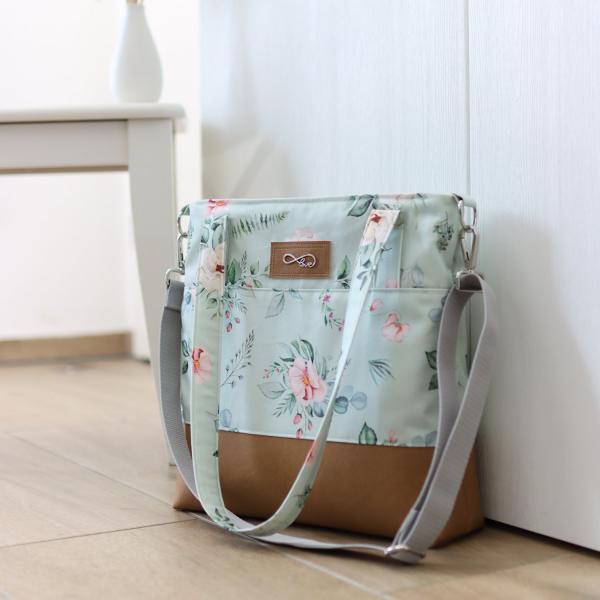 Nähbox Shopper - Aquarell Mint