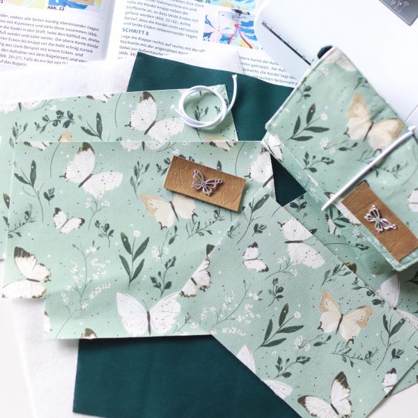 Nähset Minibag - Schmetterlinge mint