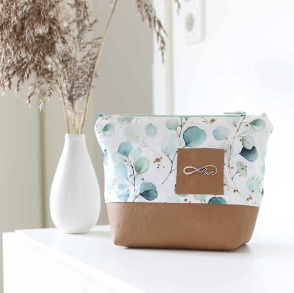Nähbox Kosmetiktasche - Eukalyptus Mint