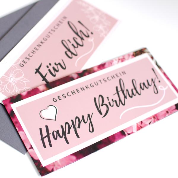 Geschenkgutschein - Happy Birthday!