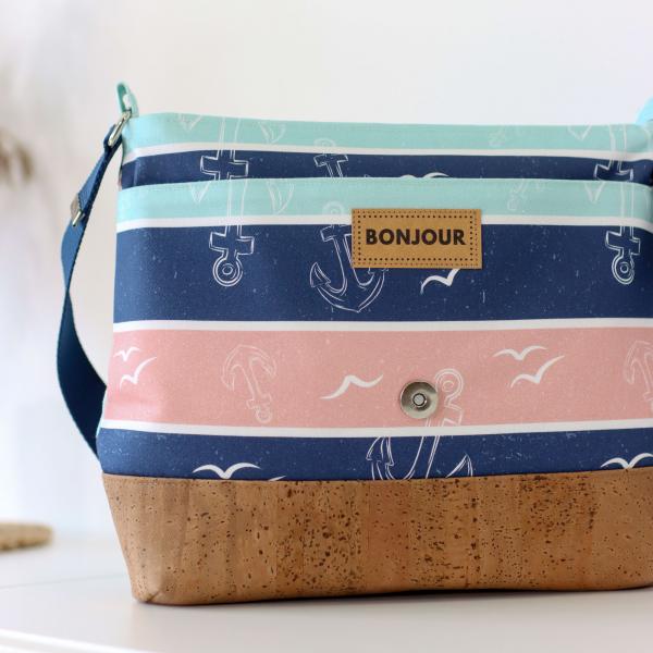 Nähset Tasche 'Katie' - Anker & Meer inkl. Labelset 'Anker'