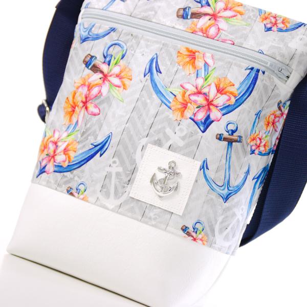 Canvas Eigenproduktion 'Anchor & Flowers'