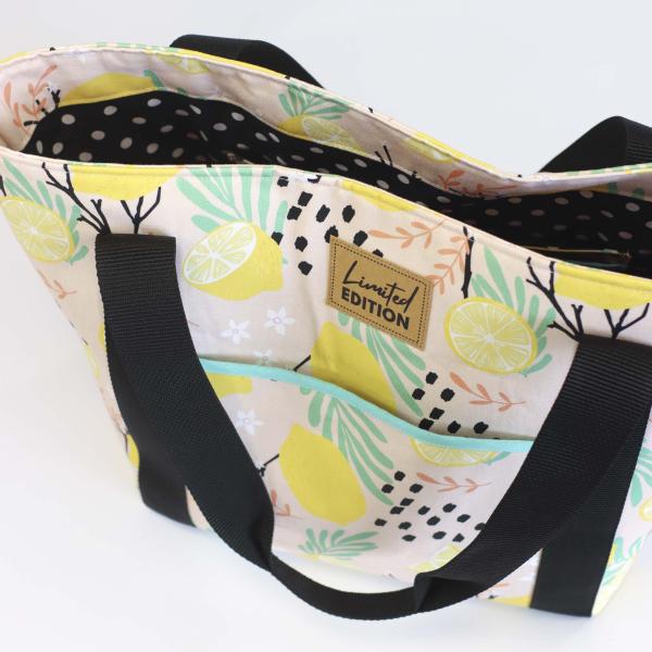Nähset Tasche 'Leni' - Lemon Pop inkl. Labelset 'Crazy'