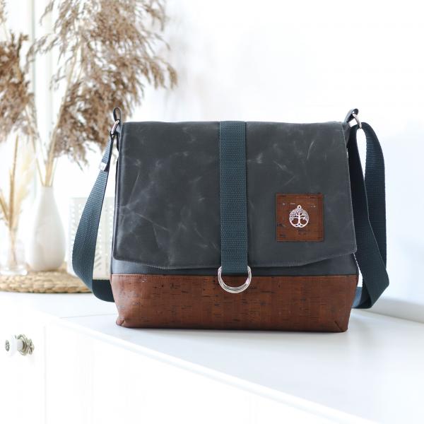 Nähset Tasche 'Katie' - Waxed Dark