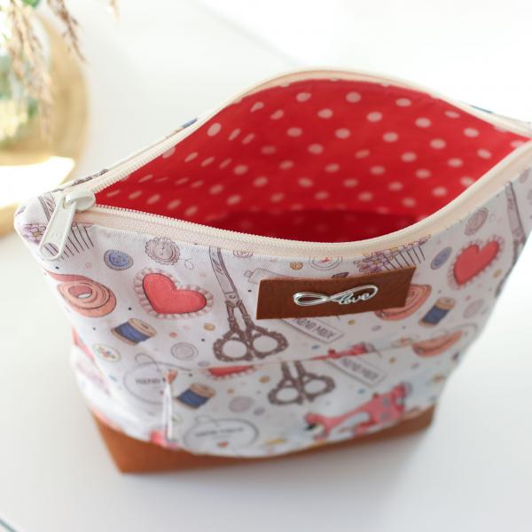 Nähbox große Kosmetiktasche - Nähglück