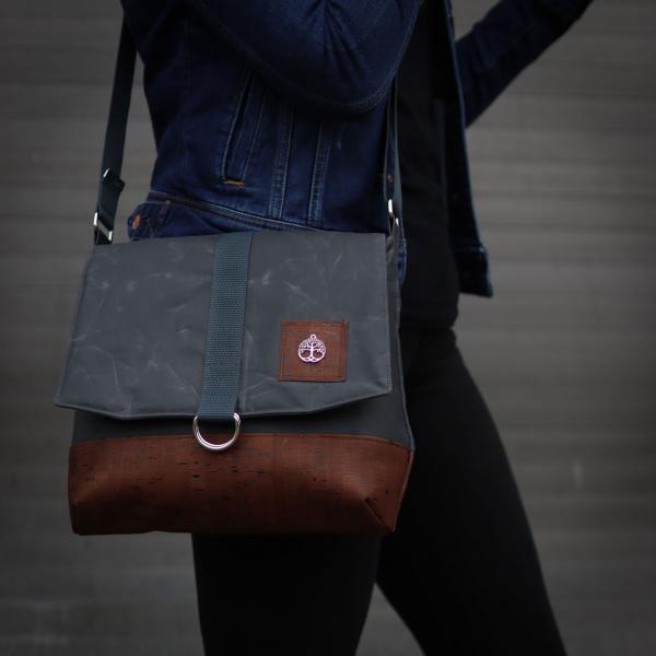 Nähset Tasche 'Katie' - Waxed Dark